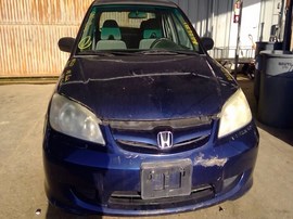 2005 HONDA CIVIC, NAVY BLUE, LX MODEL, 1.7L,AT.  A26221